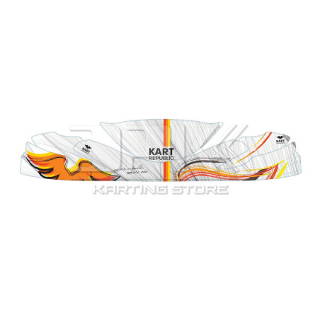 FRONT SPOILER STICKER KART REPUBLIC OK 2025