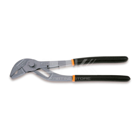 PLIERS WITH PUSH BUTTON ADJUSTMENT