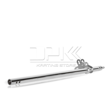 STEERING COLUMN 420MM. MINI CHROME