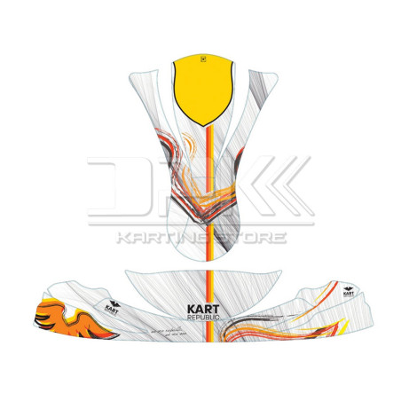 STICKER KIT KART REPUBLIC MINI 2024 (SPOILER AND NUMBER HOLDER)