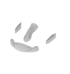 COMPLETE SET OF MINIKART PONTOONS (PLASTIC ONLY)